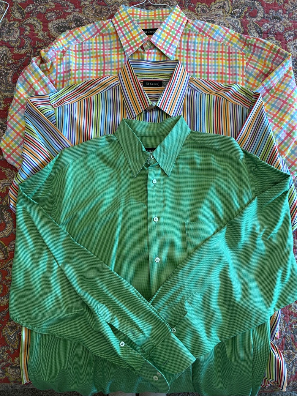 St Croix Long-Sleeve Dress Shirts
